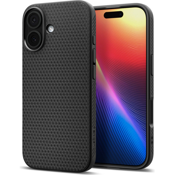 Spigen Liquid Air Case For Iphone 17 - Matte Black