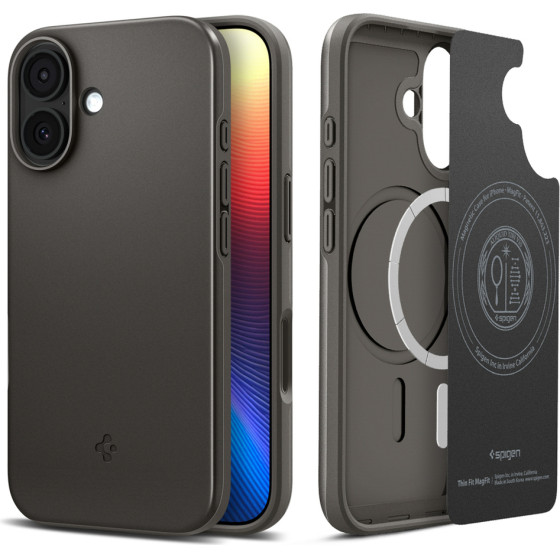 Spigen Thin Fit Magsafe Case For Iphone 17 - Gray
