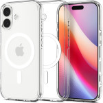 Spigen Ultra Hybrid Magsafe Case For Iphone 17 - Clear And White