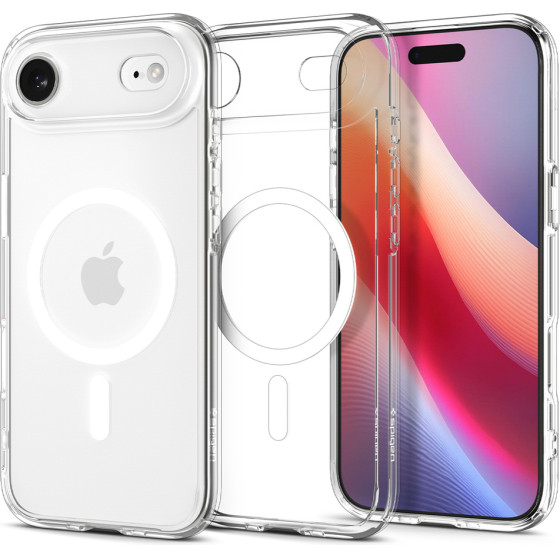 Spigen Ultra Hybrid Magsafe Case For Iphone 17 Air - Clear And White