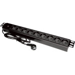 A-Lan Alantec Power Extension 1.8 m 9 Ac outlet(s) Indoor Black - (PZ09)