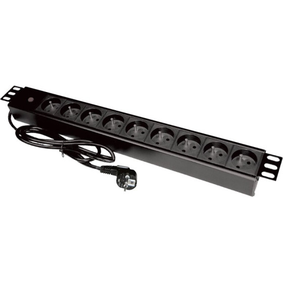 A-Lan Alantec Power Extension 1.8 m 9 Ac outlet(s) Indoor Black - (PZ09)