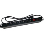 A-Lan Alantec Power Extension 1.8 m 7 Ac outlet(s) Indoor Black - (PZ071U)