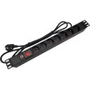 A-Lan Alantec Power Extension 1.8 m 7 Ac outlet(s) Indoor Black - (PZ071U)