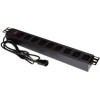 A-Lan Alantec Power Extension 1.8 m 9 Ac outlet(s) Indoor Black - (PZ010)