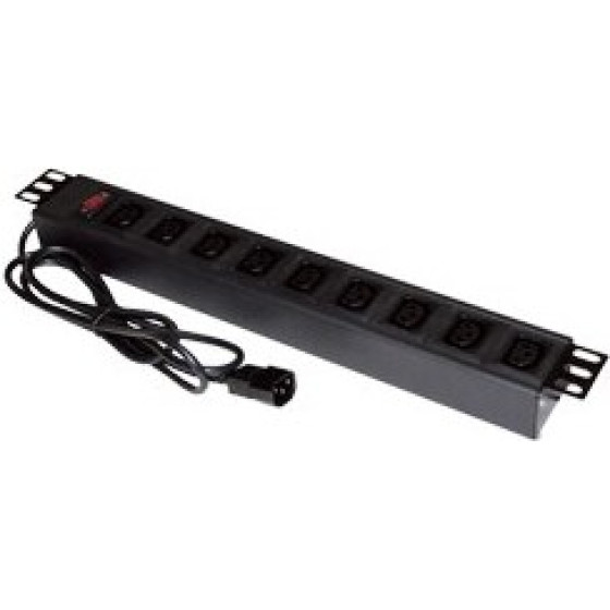 A-Lan Alantec Power Extension 1.8 m 9 Ac outlet(s) Indoor Black - (PZ010)