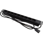 A-Lan Alantec Power Extension 1.8 m 9 Ac outlet(s) Indoor Black - (PZ09U)