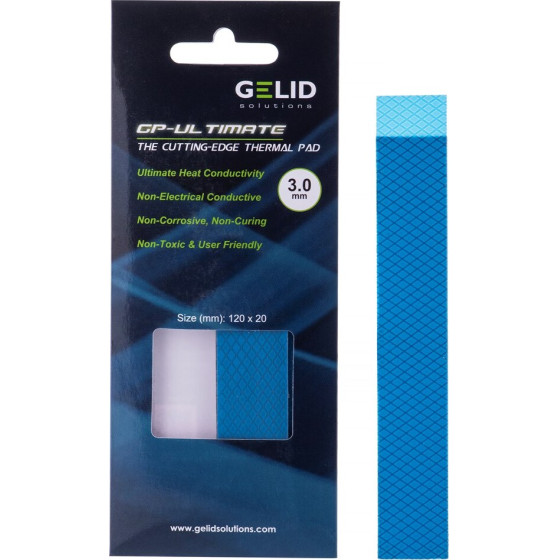 GELID Thermopads Ultimate 120x20x3.0mm - (TP-GP04-R-E)