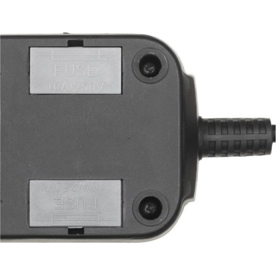 Lestar Surge Protector Black, Grey 5 Ac outlet(s) 2.5 m - (LV530W 2,5m)