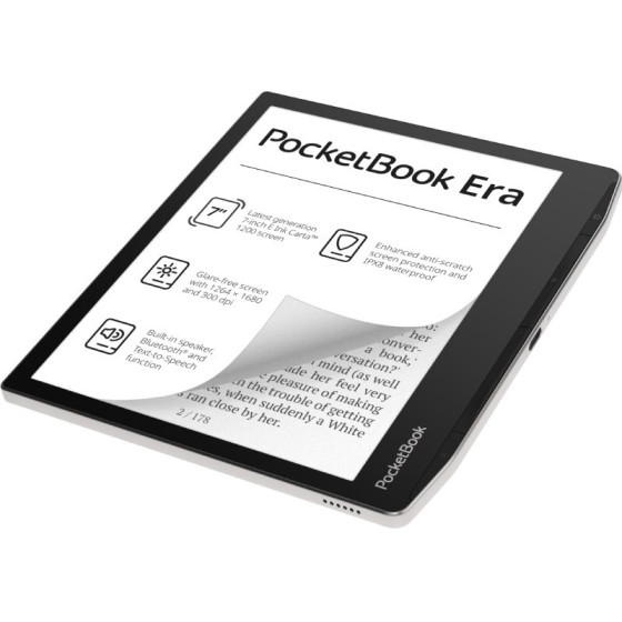 POCKETBOOK 700 Era Silver e-Book Reader Touchscreen 16 Gb Black, Silver - (PB700-U-16-WW)