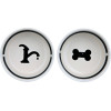 TRIXIE 24641 A Set Of Ceramic Bowls On a Stand 0.6 l