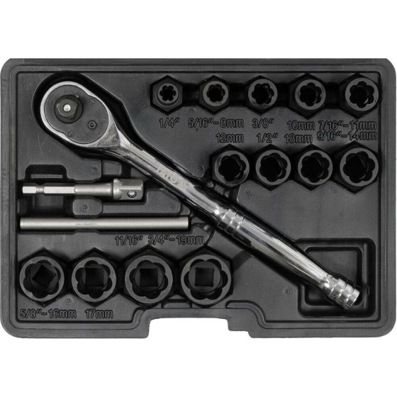 YATO screw/Bolt Extractor 16 pc(s) - (YT-05897)