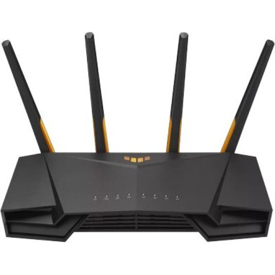 Asus Tuf Gaming AX3000 V2 Wireless Router Gigabit Ethernet Dual-Band (2.4 Ghz / 5 GHz) Black, Orange - (TUF-AX3000 V2)
