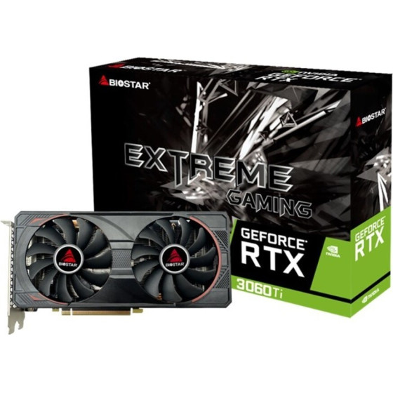 Biostar Geforce Rtx 3060 Ti 8GB Graphics Card (N3606TM82) - (VN3606TM82)