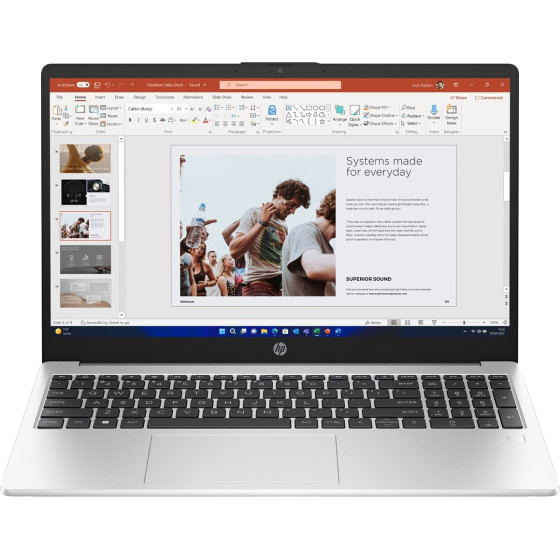 HP 250 G10 Intel(R) Core i5 i5-1334U Laptop 39.6 Cm (15.6'') Full Hd 16 Gb DDR4-Sdram 512 Gb Ssd Wi-Fi 6 (802.11ax) Windows 11 Pro Silver - (AL0E7AT)