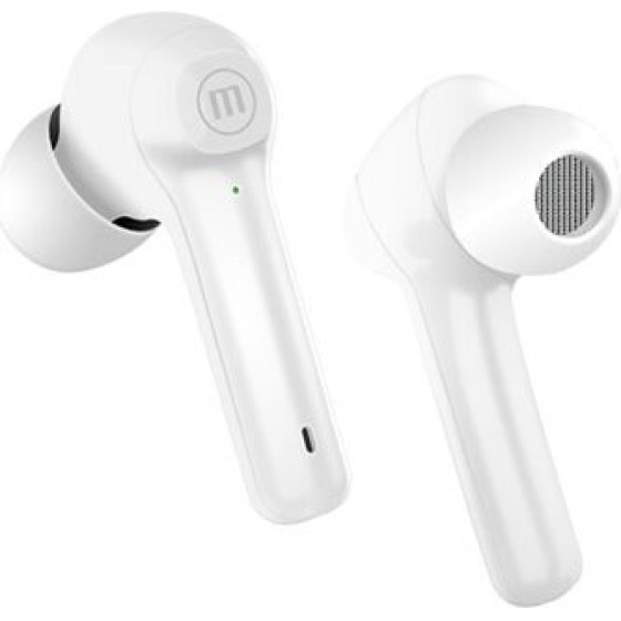 Maxell Dynamic+ Wireless Headphones With Charging Case Bluetooth White - (MAXELL DYNAMIC+ WHITE)
