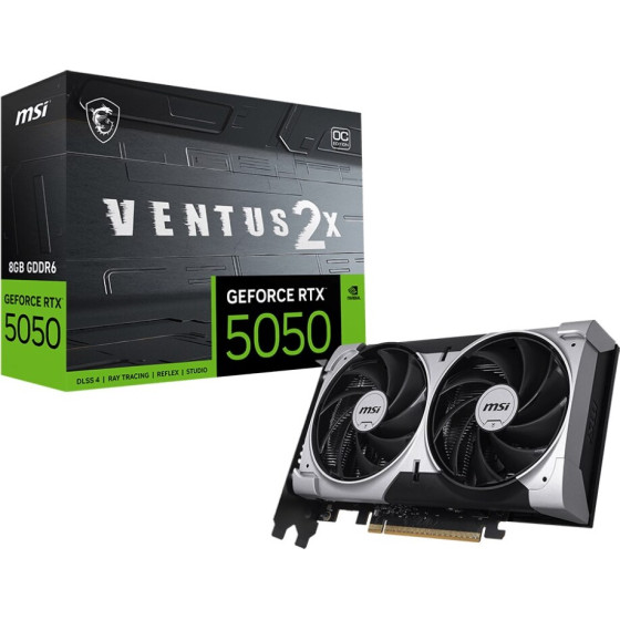 MSI Geforce Graphics Card Nvidia 8 Gb GDDR6 - (Rtx 5050 8G Ventus 2X OC)
