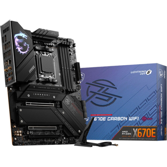MSI Motherboard Amd X670 Socket AM5 Atx - (Mpg X670E Carbon WIFI)