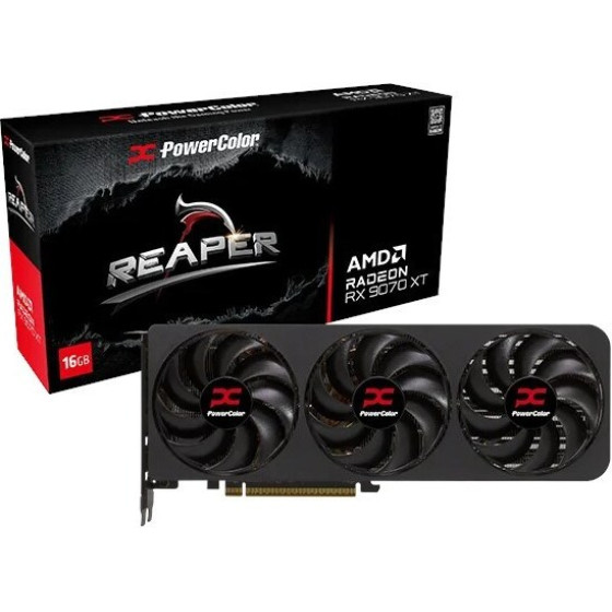 PowerColor Graphics card. Reaper RX9070 Xt 16G-A - (RX9070XT 16G-A)