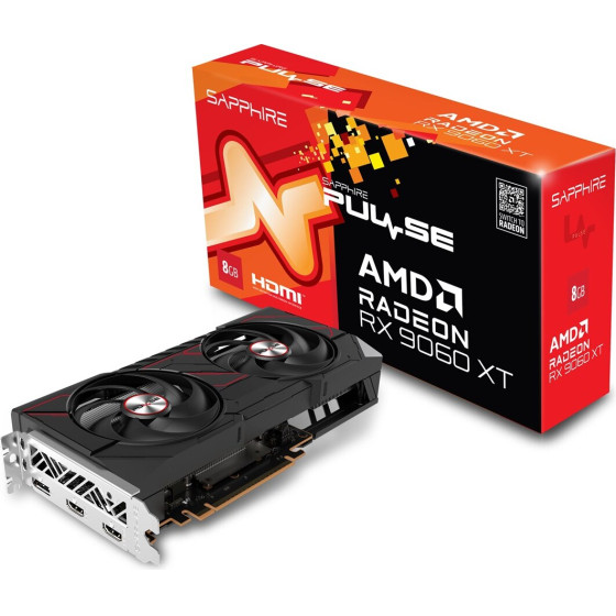 Sapphire Graphics card. Pulse Rx 9060 Xt Gaming 8GB - (11350-04-20G)