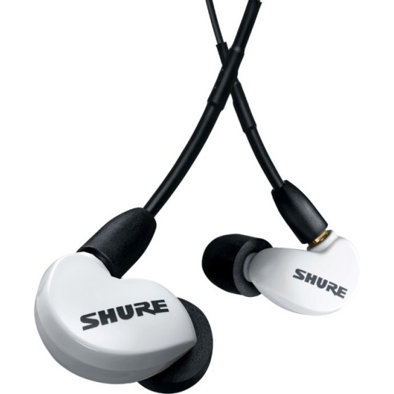 Shure Aonic 215 - in-Ear Headphones With Single Transducer And 3.5mm Cable (white) - (010-21-134)