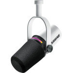 Shure MV7+-W - lectern/Vocal Microphone With XLR/USB-C connector, White - (010-03-663)