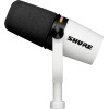 Shure MV7+-W - lectern/Vocal Microphone With XLR/USB-C connector, White - (010-03-663)