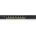 Zyxel GS1915-8EP Managed L2 Gigabit Ethernet (10/100/1000) Power Over Ethernet (PoE) Black - (GS1915-8EP-EU0101F)