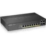 Zyxel GS1920-8HPV2 Managed Gigabit Ethernet (10/100/1000) Power Over Ethernet (PoE) Black - (GS1920-8HPV2-EU0101F)