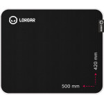 LORGAR Legacer 755, Gaming mouse pad, Ultra-gliding surface, Purple anti-slip rubber base, size: 500mm x 420mm x 3mm, weight 0.45kg