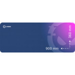 LORGAR Main 139, Gaming mouse pad, High-speed surface, Purple anti-slip rubber base, size: 900mm x 360mm x 3mm, weight 0.6kg