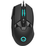 LORGAR Stricter 579, gaming mouse, 9 programmable buttons, Pixart PMW3336 sensor, DPI up to 12 000, 50 million clicks buttons lifespan, 2 switches, built-in display, 1.8m USB soft silicone cable