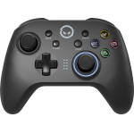 LORGAR TRIX-510, Gaming controller, Black, BT5.0 Controller with built-in 600mah battery, 1M Type-C charging cable ,6 axis motion sensor support nintendo switch ,android,PC, IOS13, PS3, normal size dongle,black