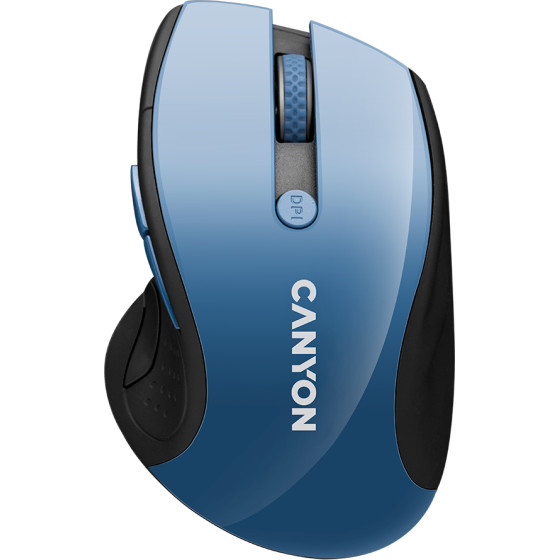 CANYON mouse MW-01 BlueLED Wireless Blue Grey