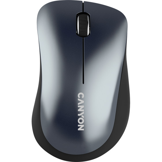 CANYON MW-11, 2.4 GHz Wireless mouse,with 3 buttons, DPI 1200, Battery:AAA*2pcs,Black,67*109*38mm,0.063kg