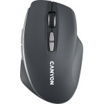 CANYON MW-21, 2.4 GHz Wireless mouse,with 7 buttons, DPI 800/1200/1600, Battery:AAA*2pcs,Dark gray72*117*41mm 0.075kg