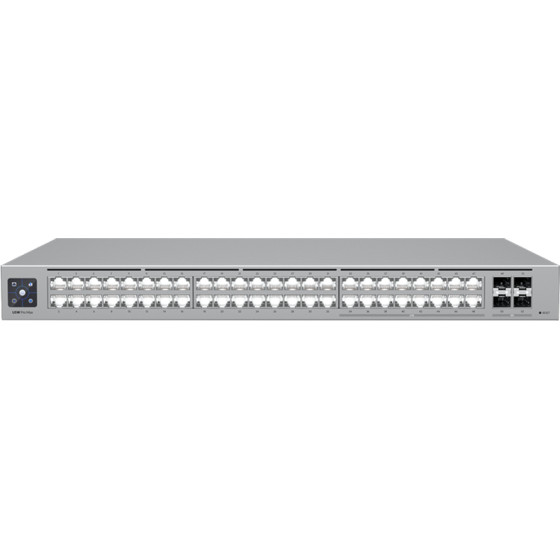 Ubiquiti 48-port, Layer 3 Etherlighting Switch With 2.5 GbE, 16x 2.5 Gbe RJ45 ports, 32x Gbe RJ45 ports, 4x 10G SFP+ ports