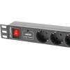 Lanberg Pdu Rack Power Strip (1U,10A,7X SHUKO,2M) - (PDU-07F-0200-IEC-BK)