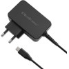 QOLTEC Gan Power Pro Charger | 1xUSB-C | 65W | 5-20V | 3-3.25A | Black - (52386)