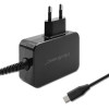 QOLTEC Gan Power Pro Charger | 1xUSB-C | 65W | 5-20V | 3-3.25A | Black - (52386)