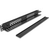 DeLock Cable Management ��� Rack 19''/1U, ��������/���������, ����� - (81555)