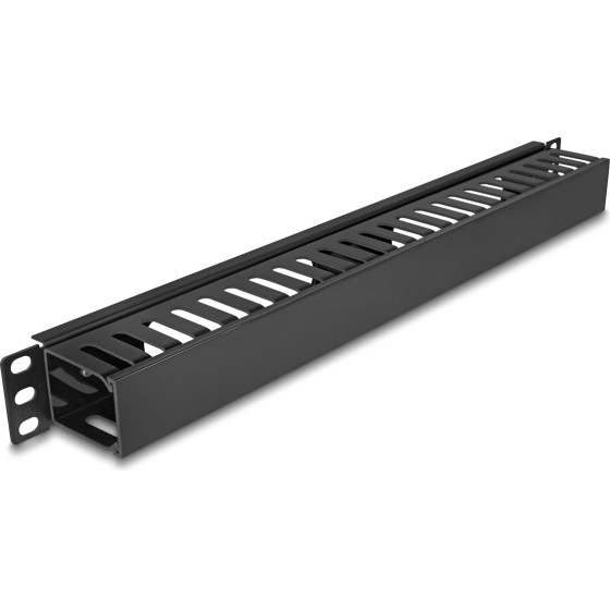 DeLock Cable Management ��� Rack 19''/1U, ��������/���������, ����� - (81555)