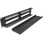 DeLock Cable Management ��� Rack 19''/2U, ���������, ����� - (81559)