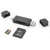 DeLock Card Reader ��� Sd & Micro SD, USB/USB-C �������, 5Gbps, ����� - (91020)