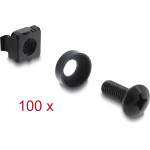 DeLock ��� ����� �� ��������� ��� rack, M6/16mm, �����, 100��� - (42434)