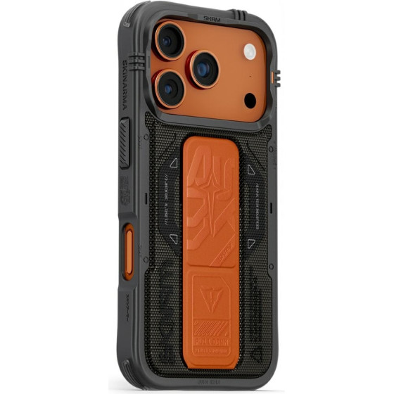 Skinarma Phantom Case For Iphone 17 Pro Magnetic Charging + Grip Stand Olive - (SK-2025IPP6.3-PHTM-GRN)
