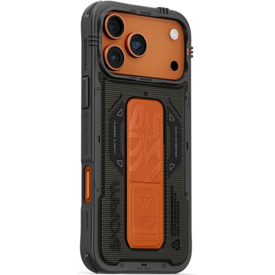 Skinarma Phantom Case For Iphone 17 Pro Max Magnetic Charging + Grip Stand Olive - (SK-2025IPP6.9-PHTM-GRN)