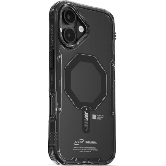 Skinarma Saido Case For Iphone 17 Magnetic Charging Black - (SK-2025IP6.3-SDOMS-BLK)