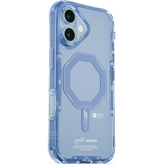 Skinarma Saido Case For Iphone 17 Magnetic Charging Blue - (SK-2025IP6.3-SDOMS-SBL)