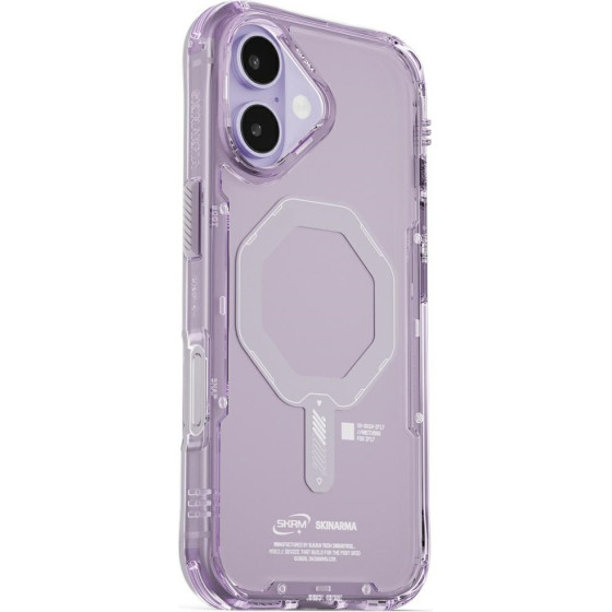 Skinarma Saido Case For Iphone 17 Magnetic Charging Lilac - (SK-2025IP6.3-SDOMS-LLC)